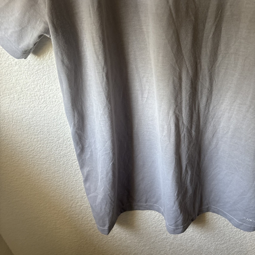 Adidas T-Shirt Mens Size XL Gray 3-Stripe Short Sleeve - Picture 15 of 16